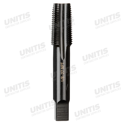 Milwaukee 1/8"-27 NPT Straight Flute Taper Tap