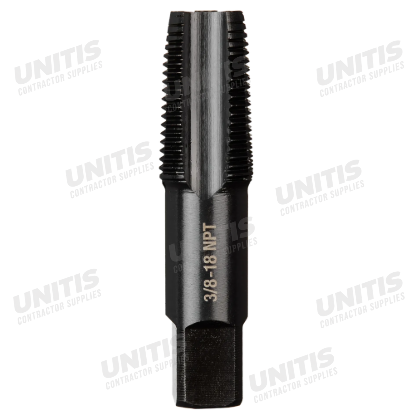 Milwaukee 3/8"-18 NPT Straight Flute Taper Tap