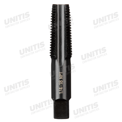 Milwaukee 1/4"-18 NPT Straight Flute Taper Tap