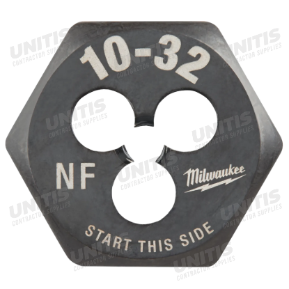 Milwaukee 10-32 NF 1-Inch Hex Threading Die