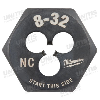 Milwaukee 8-32 NC 1-Inch Hex Threading Die