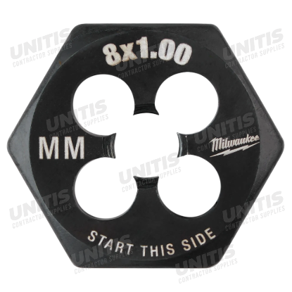 Milwaukee M8-1.00 mm 1-Inch Hex Threading Die