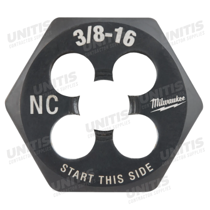 Milwaukee 3/8"-16 NC 1-Inch Hex Threading Die