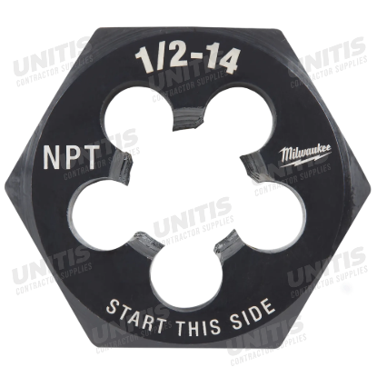 Milwaukee 1/2"-14 NPT 2-1/6" Hex Threading Die
