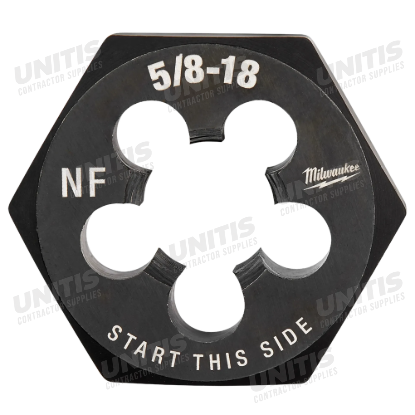 Milwaukee 5/8"-18 NF 1-7/16" Hex Threading Die