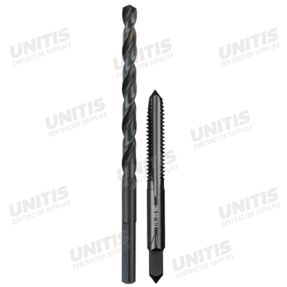 Milwaukee 1/4"-20 NC Straight Flute Plug Tap & #7 Drill Bit