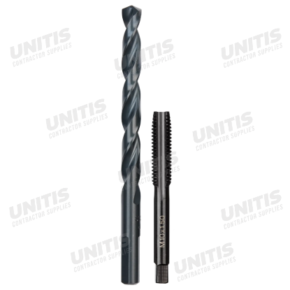 Milwaukee M10-1.50 mm Straight Flute Plug Tap & R Drill Bit