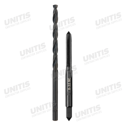 Milwaukee 8-32 NC Straight Flute Plug Tap & #29 Drill Bit
