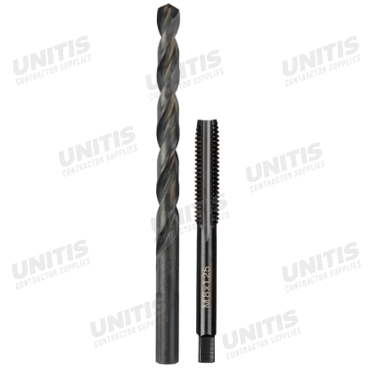 Milwaukee M8-1.25 mm Straight Flute Plug Tap & H Drill Bit