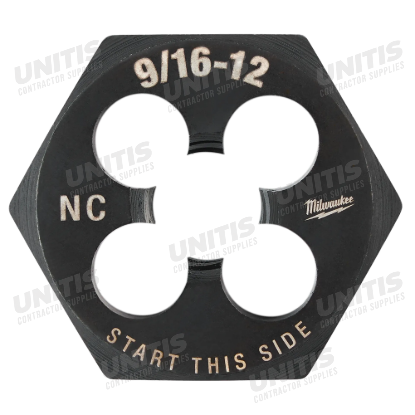 Milwaukee 9/16"-12 NC 1-7/16" Hex Threading Die