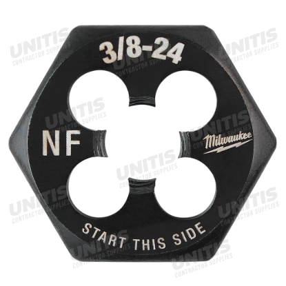 Milwaukee 3/8"-24 NF 1-Inch Hex Threading Die