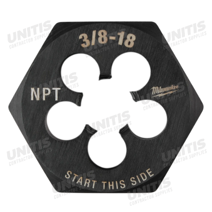 Milwaukee 3/8"-18 NPT 2-1/6" Hex Threading Die