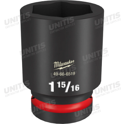 Milwaukee SHOCKWAVE 1" Drive 1-15/16" Deep 6 Point Impact Socket