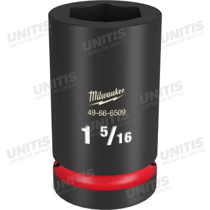 Milwaukee SHOCKWAVE 1" Drive 1-5/16" Deep 6 Point Impact Socket