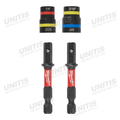 Milwaukee 2 Piece SHOCKWAVE Impact Duty Quik-Clear 2-in-1 Magnetic Nut Driver Set