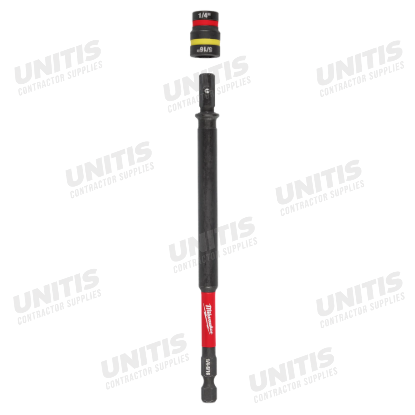 Milwaukee SHOCKWAVE Impact Duty 1/4â€ and 5/16â€ x 6â€ QUIK-CLEAR 2-in-1 Magnetic Nut Driver
