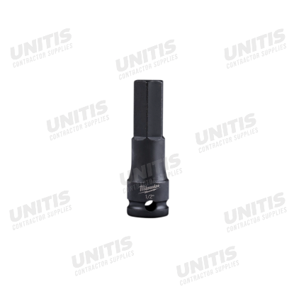 Milwaukee SHOCKWAVE Impact Duty 1/2" Lineman's 3/8" Drive Hex Bit Socket