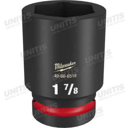 Milwaukee SHOCKWAVE 1" Drive 1-7/8" Deep 6 Point Impact Socket