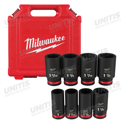 Milwaukee SHOCKWAVE 3/4" Drive 1-3/8" Deep 6 Point Impact Socket