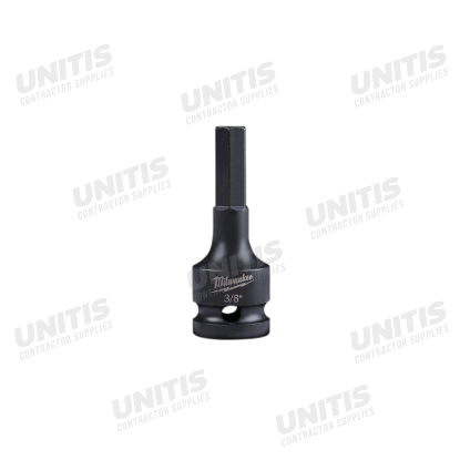 Milwaukee SHOCKWAVE Impact Duty Lineman's 1/2" Drive 3/8" Hex Bit Socket