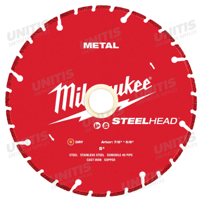 Milwaukee 5â€ STEELHEAD Metal Cutting Diamond Blade
