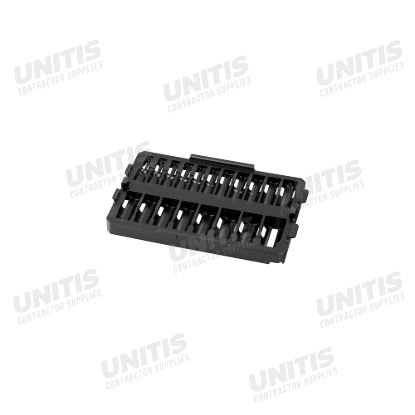 Milwaukee SHOCKWAVE Impact Duty Socket 3/8â€ Drive mm Tray Only (19 Piece)