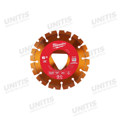 Milwaukee Orange 6" x .100" Diamond Blade for Green Concrete