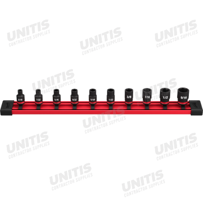 Milwaukee 10 Piece SHOCKWAVE Impact Duty Standard 6 Point Socket Set