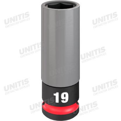 Milwaukee SHOCKWAVE Impact Duty 1/2 Drive 19mm Lug Nut Wheel Socket