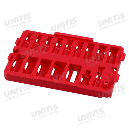 Milwaukee SHOCKWAVE Impact Duty Socket 3/8â€ Drive Tray Only (17 Piece)
