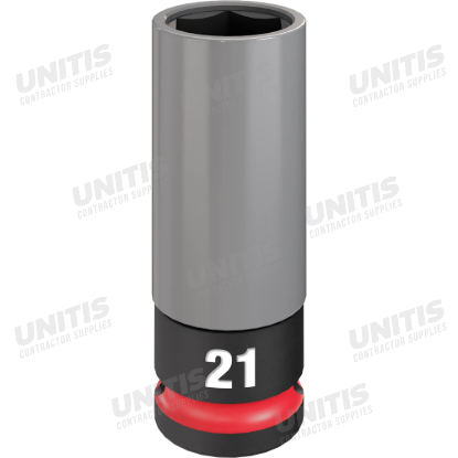 Milwaukee SHOCKWAVE Impact Duty 1/2 Drive 21mm Lug Nut Wheel Socket