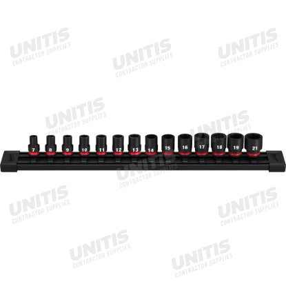 Milwaukee 14 Piece SHOCKWAVE Impact Duty 3/8" Drive Metric Standard 6 Point Socket Set