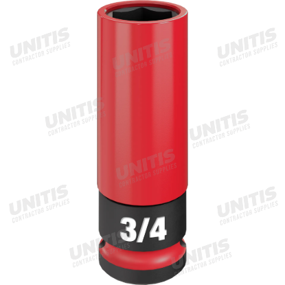 Milwaukee SHOCKWAVE 1/2" Drive 3/4" Standard 6 Point Impact Socket
