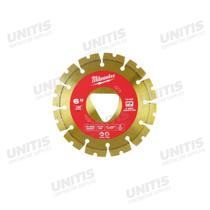 Milwaukee Yellow 6â€ x .100â€ Diamond Blade for Green Concrete
