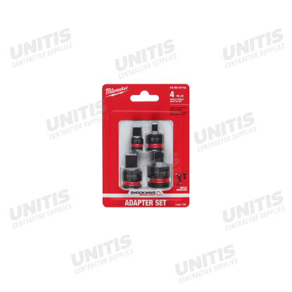 Milwaukee SHOCKWAVE Impact Duty 1/4"-1/2"Drive Adapter Set
