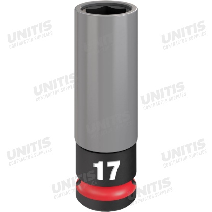 Milwaukee SHOCKWAVE Impact Duty 1/2 Drive 17mm Lug Nut Wheel Socket