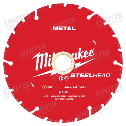 Milwaukee 4-1/2â€ STEELHEAD Metal Cutting Diamond Blade