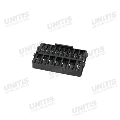 Milwaukee SHOCKWAVE Impact Duty Socket 1/2â€ Drive mm Tray Only (16 Piece)