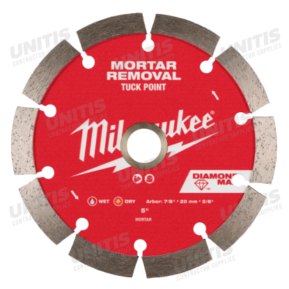 Milwaukee 5" DIAMOND MAX Tuck Point Diamond Blade