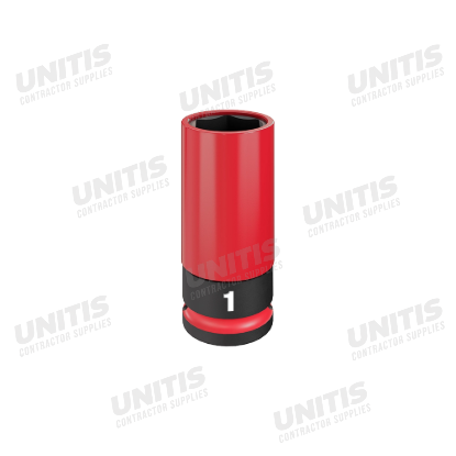 Milwaukee SHOCKWAVE 1/2" Drive 1" Standard 6 Point Impact Socket