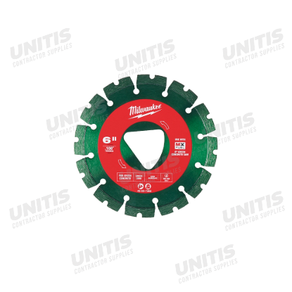 Milwaukee Green 6â€ x .100â€ Diamond Blade for Green Concrete