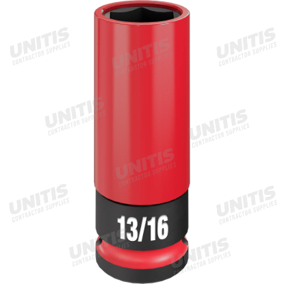 Milwaukee SHOCKWAVE 1/2" Drive 13/16" Standard 6 Point Impact Socket