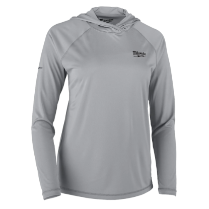 Milwaukee Women's WORKSKIN Hooded Sun Shirt - Gray - M