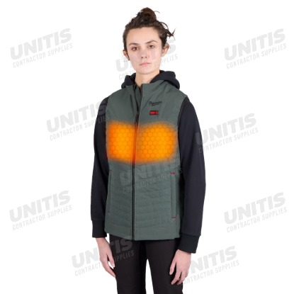 Milwaukee M12 Women's Heated AXIS Vest - Green - S Kit