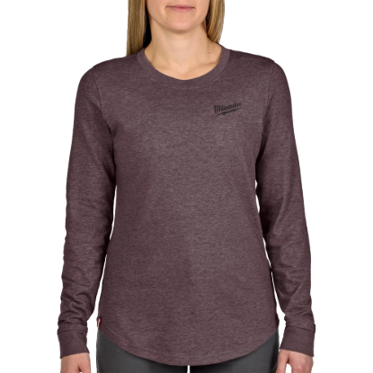 Milwaukee Women's FREEFLEX Hybrid Tee - Long Sleeve - Purple - 2XL
