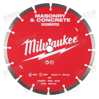 Milwaukee 12" Segmented Masonry & Concrete Diamond Blade