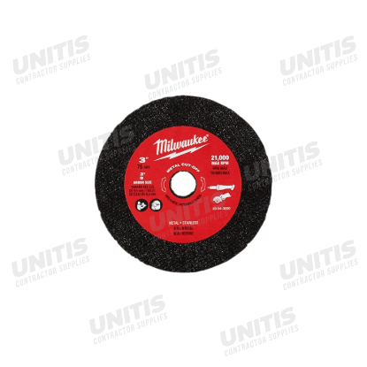 Milwaukee 3" Metal Cut Off Wheel 3 Pack
