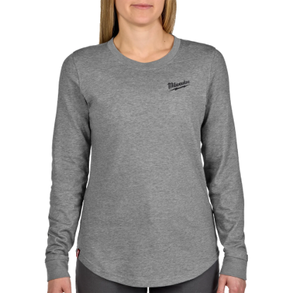 Milwaukee Women's FREEFLEX Hybrid Tee - Long Sleeve - Gray - L