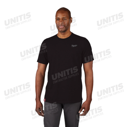 Milwaukee FREEFLEX Hybrid Work Tee - Short Sleeve - Black - 3XL