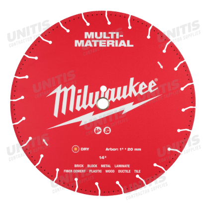 Milwaukee 14" Multi-Material Diamond Blade